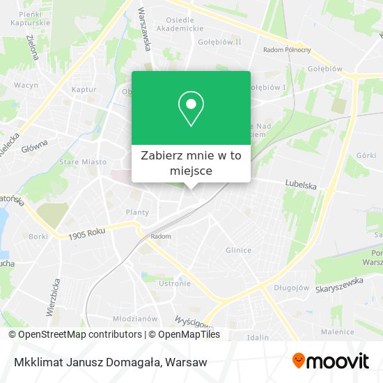 Mapa Mkklimat Janusz Domagała