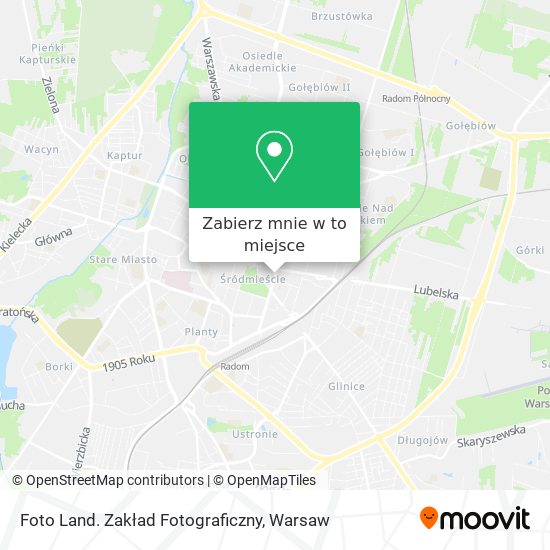 Mapa Foto Land. Zakład Fotograficzny