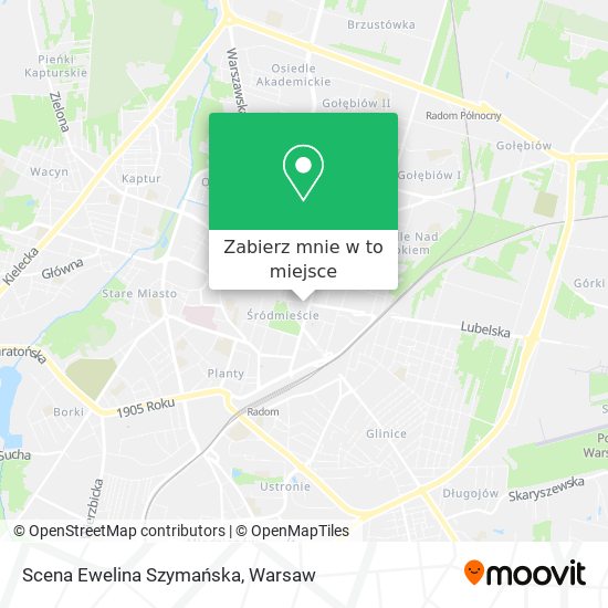 Mapa Scena Ewelina Szymańska