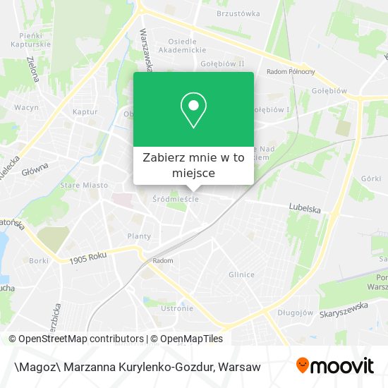 Mapa \Magoz\ Marzanna Kurylenko-Gozdur