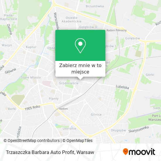 Mapa Trzaszczka Barbara Auto Profit