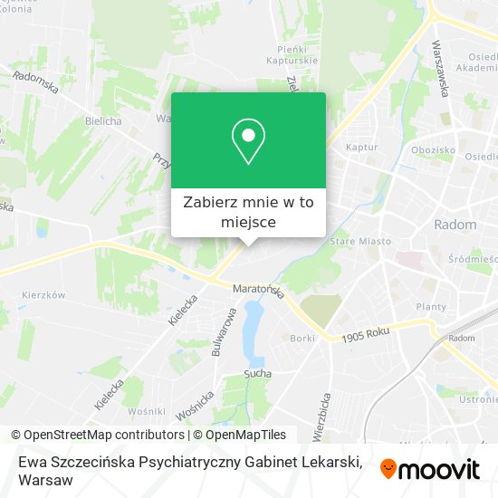 Mapa Ewa Szczecińska Psychiatryczny Gabinet Lekarski