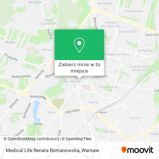 Mapa Medical Life Renata Romanowska