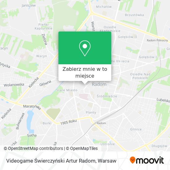 Mapa Videogame Świerczyński Artur Radom