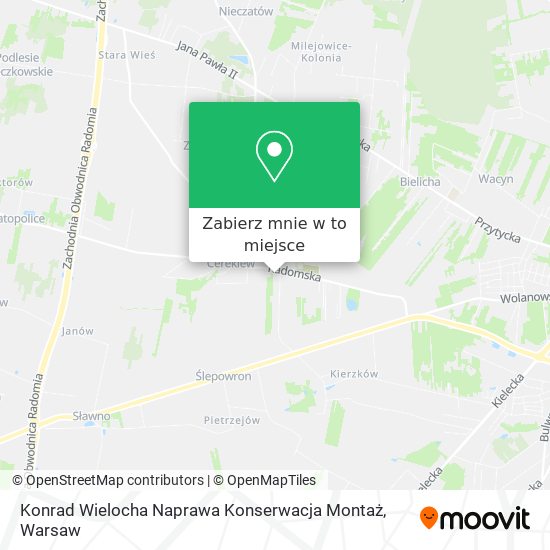 Mapa Konrad Wielocha Naprawa Konserwacja Montaż