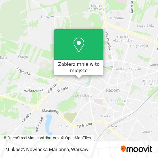 Mapa \Lukasz\ Nowińska Marianna