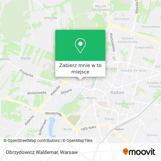 Mapa Obrzydowicz Waldemar