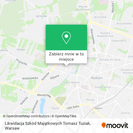 Mapa Likwidacja Szkód Majątkowych Tomasz Tuziak