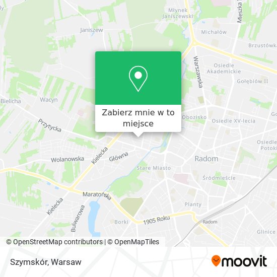 Mapa Szymskór