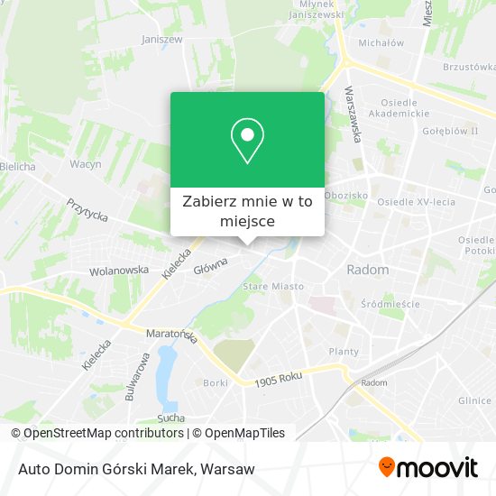 Mapa Auto Domin Górski Marek