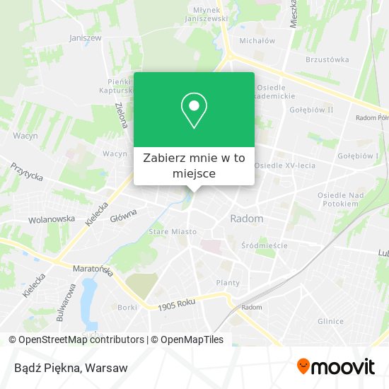 Mapa Bądź Piękna