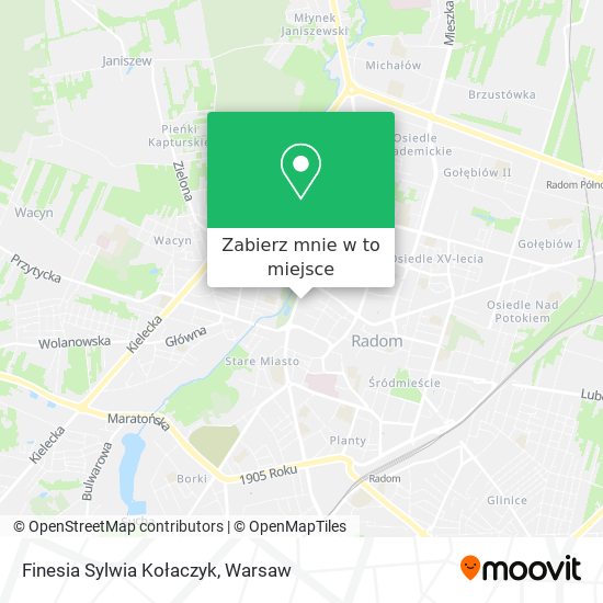 Mapa Finesia Sylwia Kołaczyk