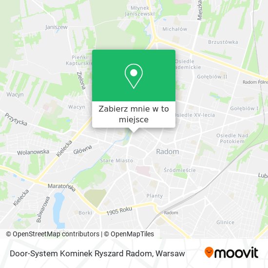 Mapa Door-System Kominek Ryszard Radom