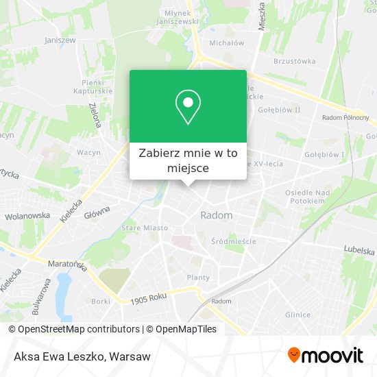 Mapa Aksa Ewa Leszko