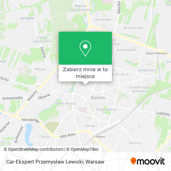 Mapa Car-Ekspert Przemysław Lewicki