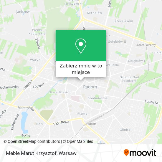 Mapa Meble Marut Krzysztof