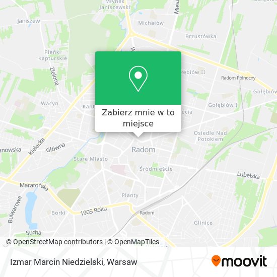 Mapa Izmar Marcin Niedzielski