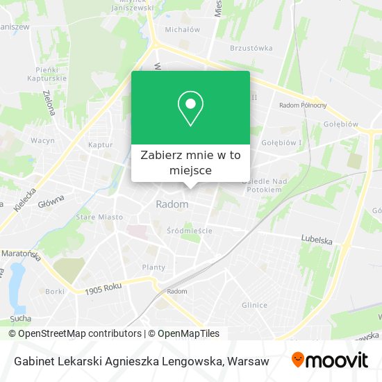 Mapa Gabinet Lekarski Agnieszka Lengowska