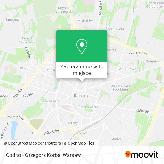 Mapa Codito - Grzegorz Korba