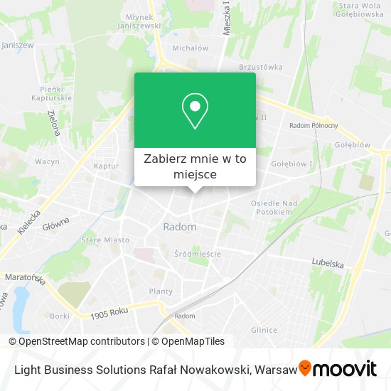 Mapa Light Business Solutions Rafał Nowakowski