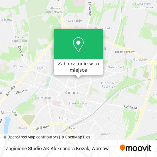 Mapa Zaginione Studio AK Aleksandra Kozak