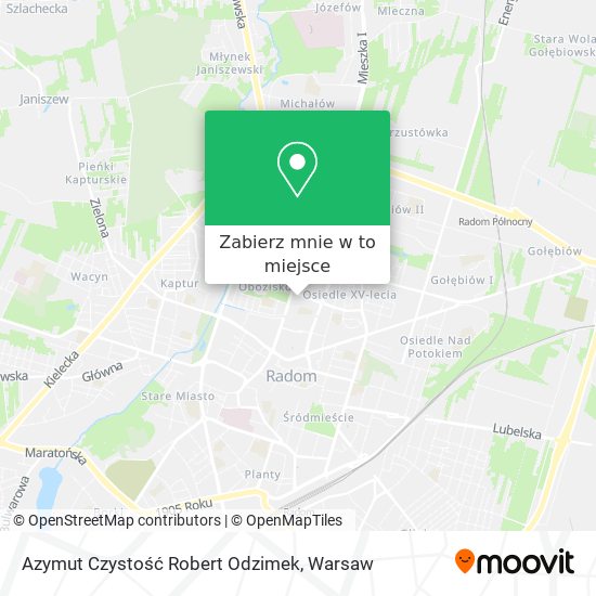 Mapa Azymut Czystość Robert Odzimek