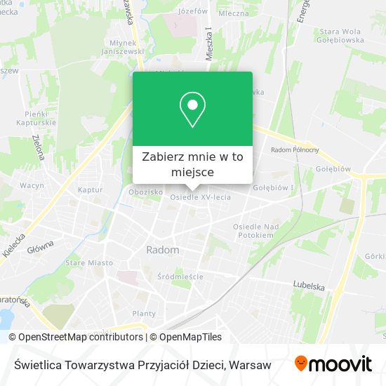 Mapa Świetlica Towarzystwa Przyjaciół Dzieci