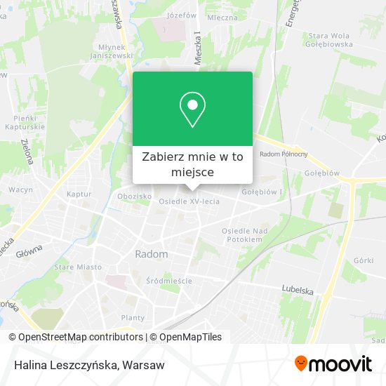 Mapa Halina Leszczyńska