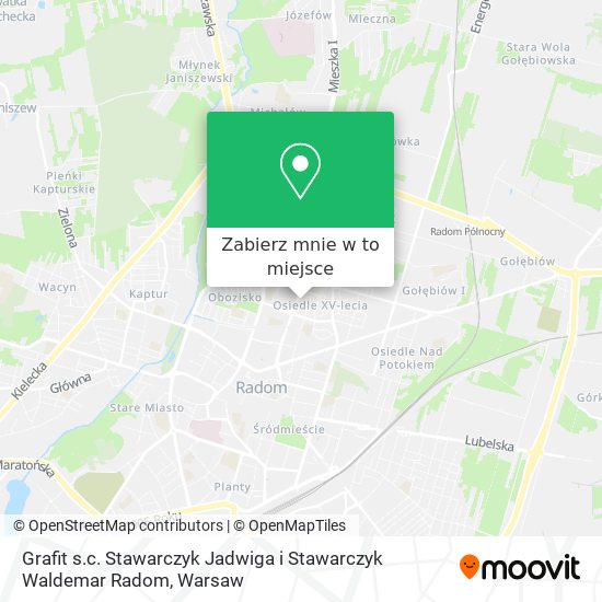 Mapa Grafit s.c. Stawarczyk Jadwiga i Stawarczyk Waldemar Radom