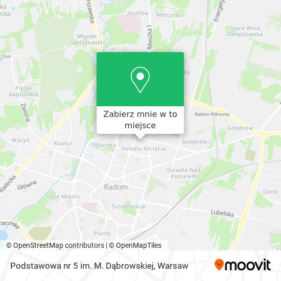 Mapa Podstawowa nr 5 im. M. Dąbrowskiej