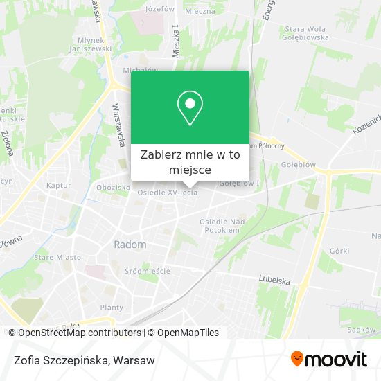 Mapa Zofia Szczepińska