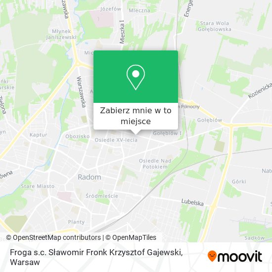 Mapa Froga s.c. Sławomir Fronk Krzysztof Gajewski