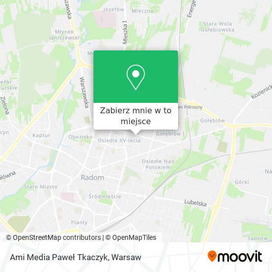 Mapa Ami Media Paweł Tkaczyk