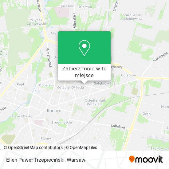 Mapa Ellen Paweł Trzepieciński