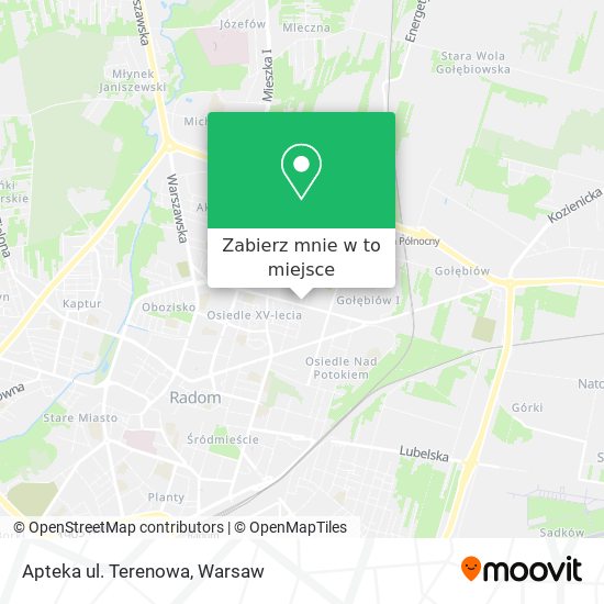 Mapa Apteka ul. Terenowa