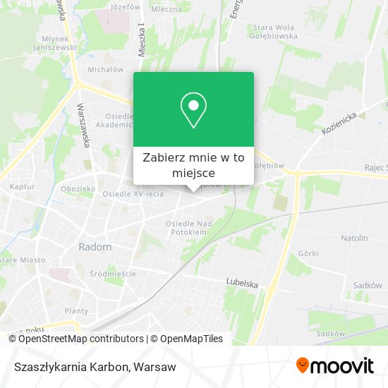 Mapa Szaszłykarnia Karbon