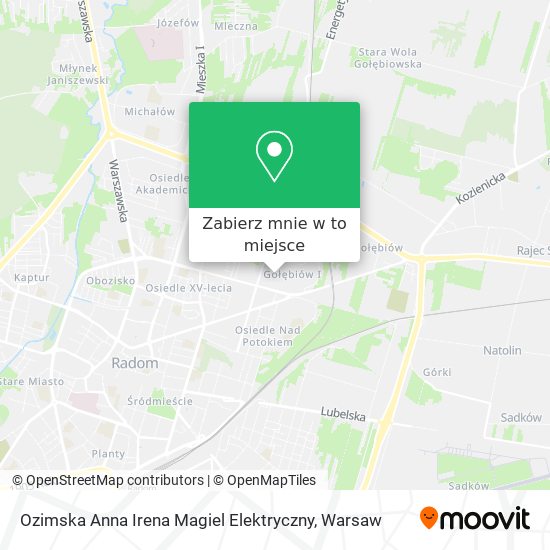 Mapa Ozimska Anna Irena Magiel Elektryczny