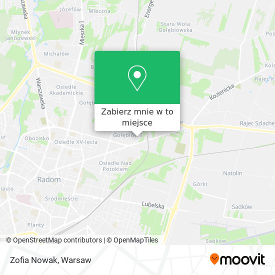 Mapa Zofia Nowak