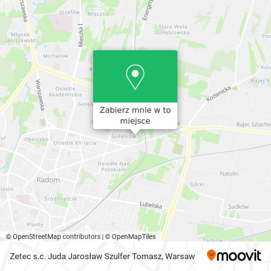 Mapa Zetec s.c. Juda Jarosław Szulfer Tomasz