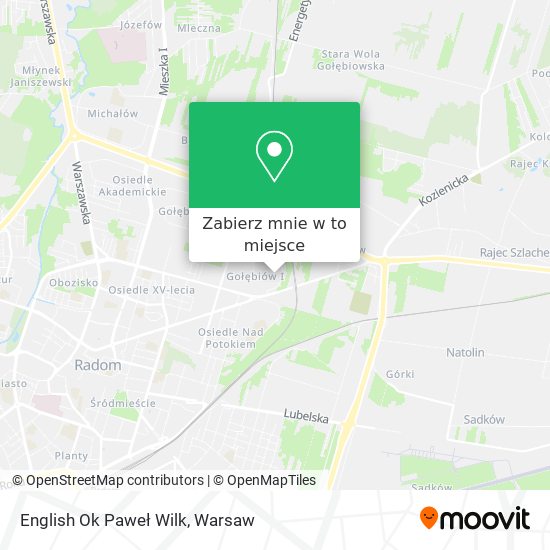 Mapa English Ok Paweł Wilk