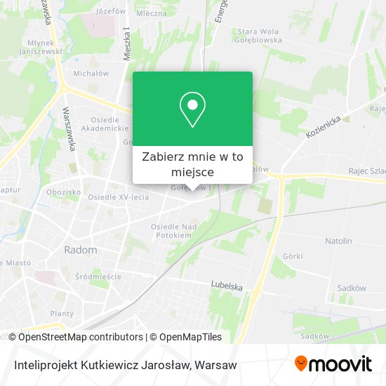 Mapa Inteliprojekt Kutkiewicz Jarosław