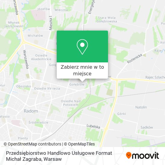 Mapa Przedsiębiorstwo Handlowo Usługowe Format Michał Zagraba