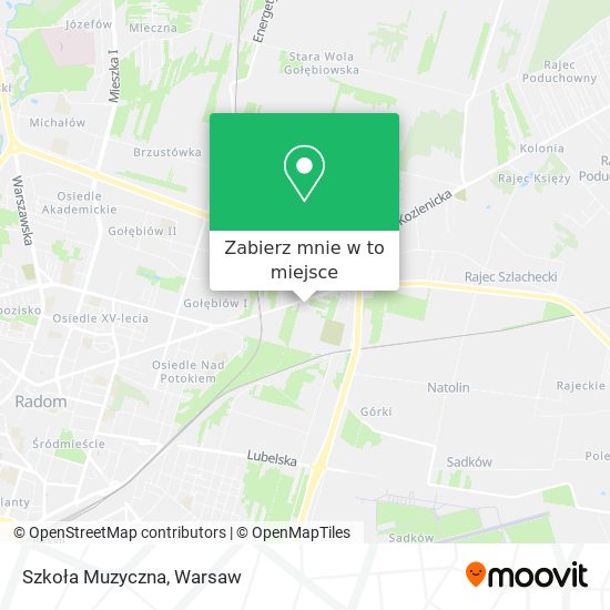 Mapa Szkoła Muzyczna