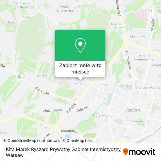 Mapa Kita Marek Ryszard Prywatny Gabinet Internistyczny