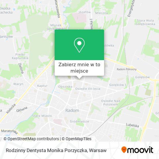 Mapa Rodzinny Dentysta Monika Porzyczka