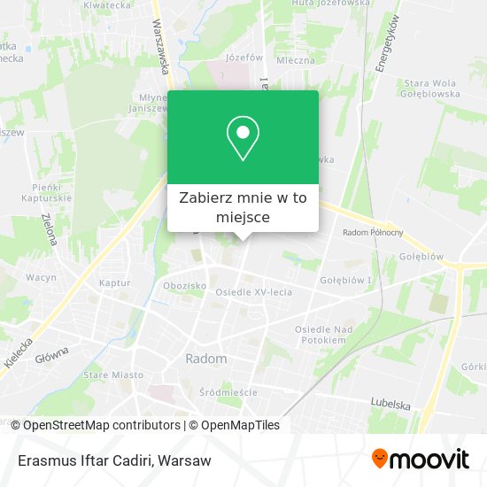 Mapa Erasmus Iftar Cadiri