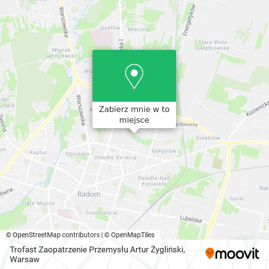 Mapa Trofast Zaopatrzenie Przemysłu Artur Żygliński