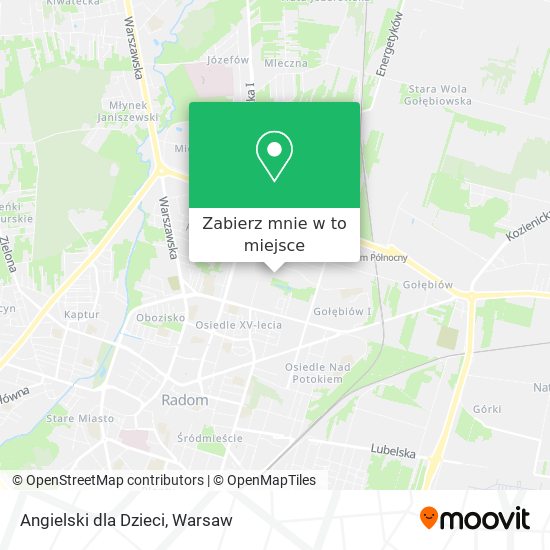 Mapa Angielski dla Dzieci