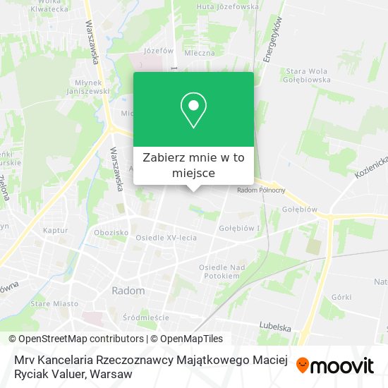 Mapa Mrv Kancelaria Rzeczoznawcy Majątkowego Maciej Ryciak Valuer