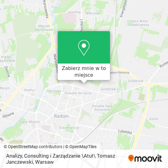 Mapa Analizy, Consulting i Zarządzanie \Atut\ Tomasz Janczewski